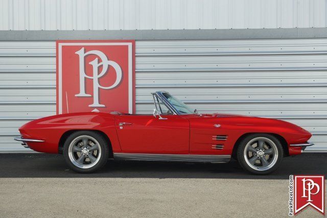1963 chevrolet corvette roadster 4-speed, victory red