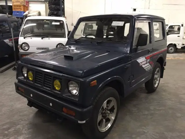 japanese mini suv 1990 suzuki jimny/samurai efi 4x4 turbo at no reserve auction!