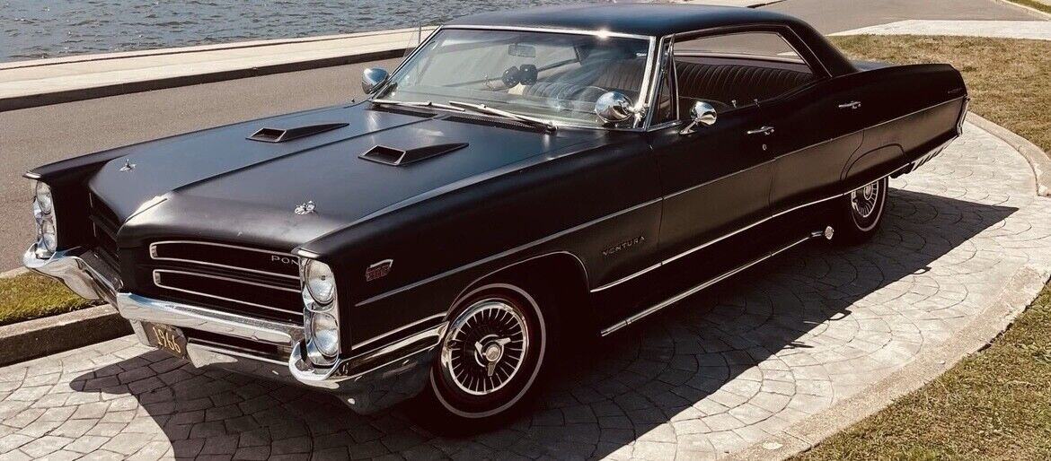 1966 pontiac ventura sedan black hardtop