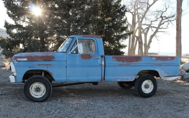 1967 ford f-250 4x4 4-speed classic pickup truck ~ original paint & body