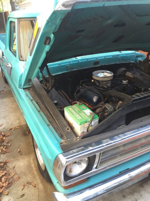 1972 ford f-100 sport custom 390ci