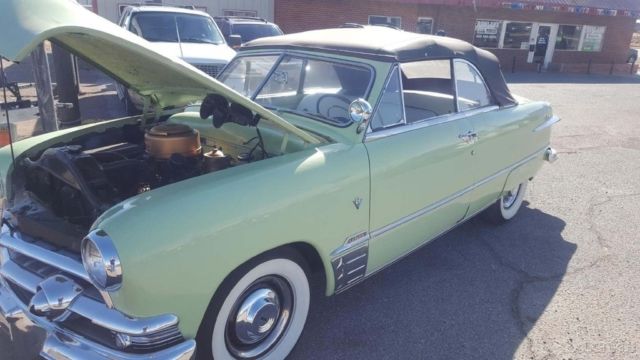 1951 ford 2-door convertible, v8, automatic transmission, rwd