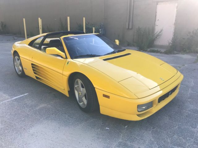 1991 ferrari 348 ts yellow/black brand new clutch fully serviced