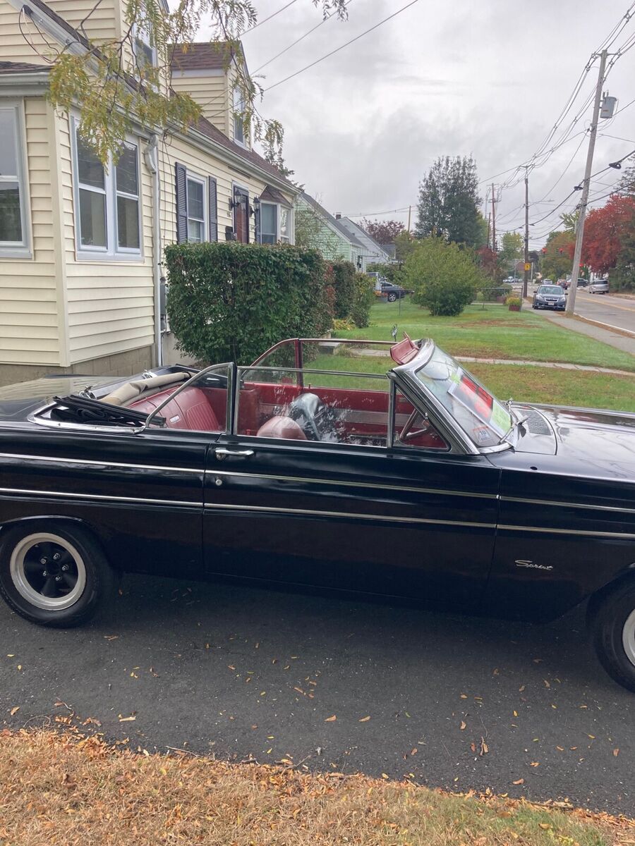1964 ford falcon convertible black rwd automatic