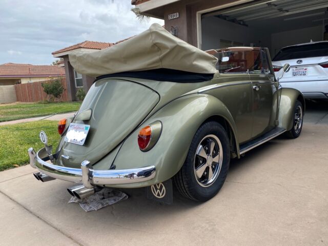 1959 volkswagen beetle 1.6 cabriolet convertible green rwd manual