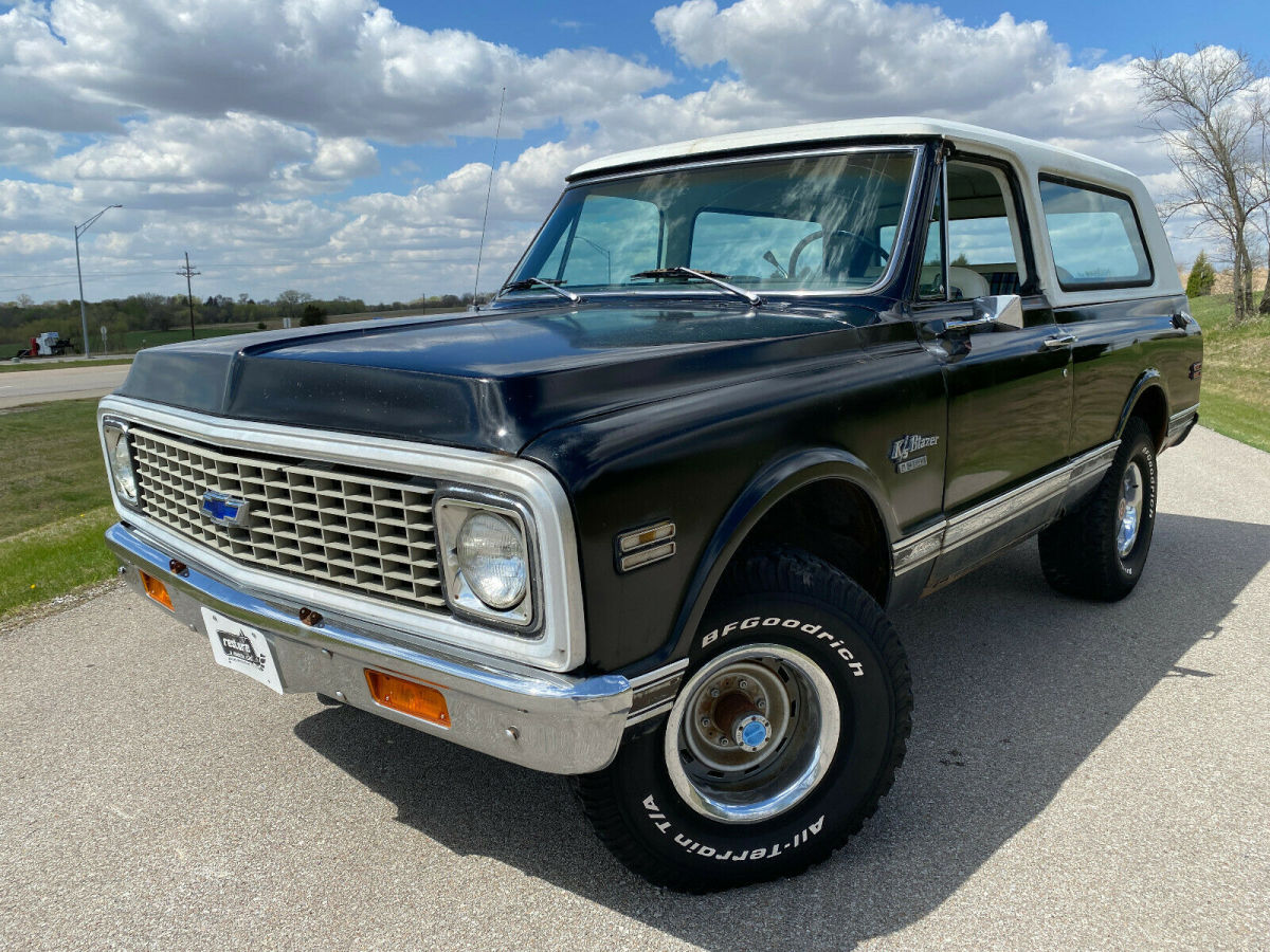 1972 chevrolet blazer k5 cheyenne, 350ci-v8, auto, 4x4, 68k miles, black