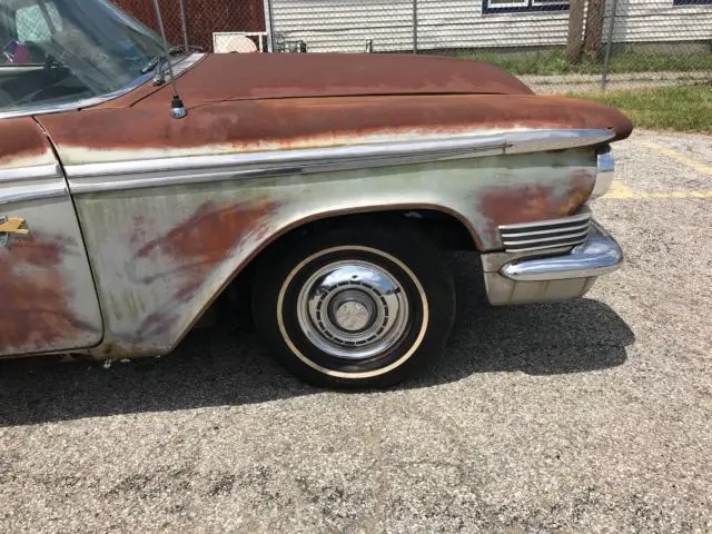 1959 chrysler windsor golden lion great patina has rust car does run!!!