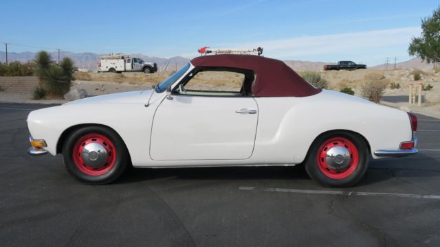 1970 volkswagen karmann ghia convertible 1600! dual carbs!