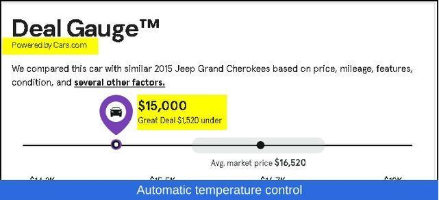 2015 jeep grand cherokee overland