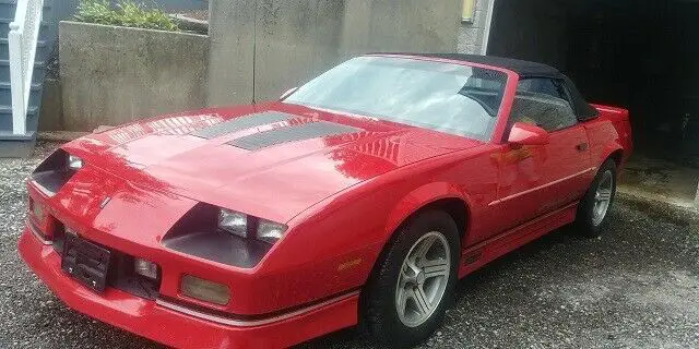 nice red camaro drop top that won't break the bank
