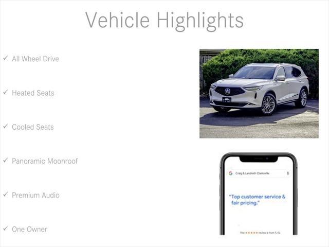 2023 acura mdx advance package