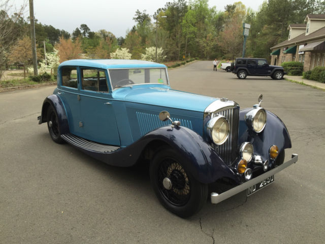 1935 bentely 3.5 derby by freestone & webb
