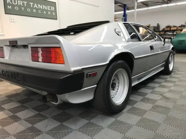 1986 lotus esprit turbo. silver frost. exceptional original car. 36,370 miles