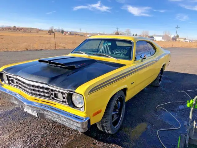 1973 plymouth duster fuel injected stroker , overdrive, restomod