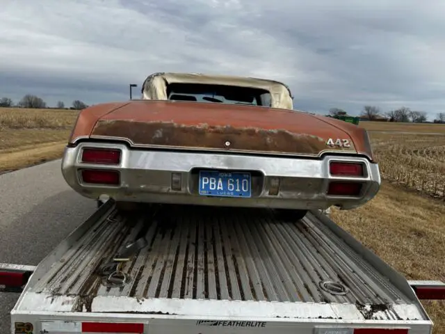 real 1971 olds 442 4 speed convertible 1 owner 1 of 183 made