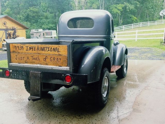 1939 international 4 x 4 truck gray 4wd