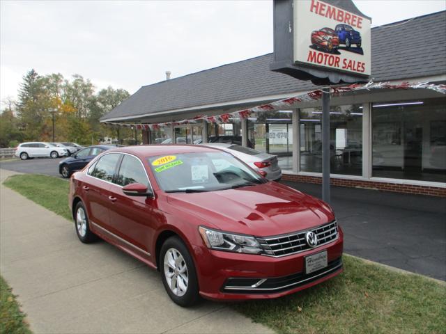 2016 volkswagen passat 1.8t s