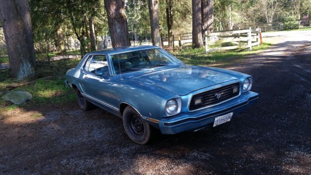 1978 mustang , mustang ii, zero rust, solid car, factory 302