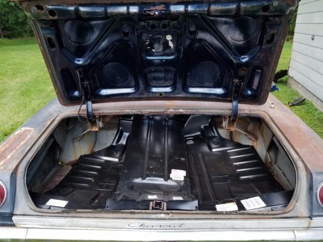 1965 chevrolet impala 1 owner numbers matching runs great 69k needs restoration