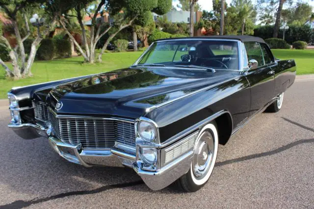 1965 cadillac eldorado convertible triple black fully restored must see!