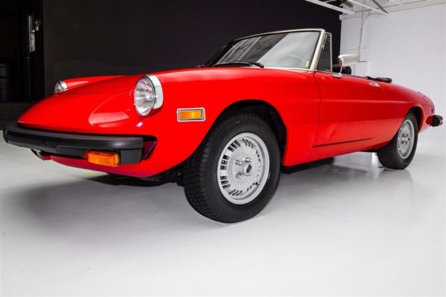 1977 alfa romeo 2000 veloce spider (winter clearance sale $12,900) manual