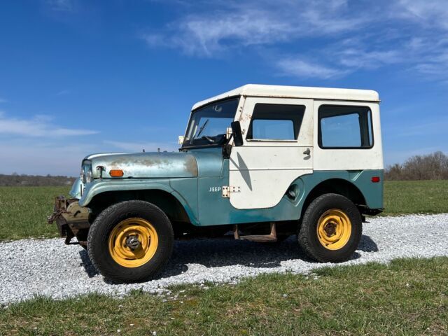 1970 jeep cj-5 suv blue 4wd manual base