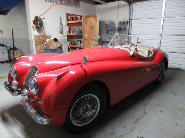 1953 jaguar xk120 m/se roadster