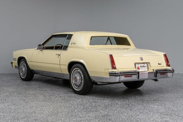 1985 cadillac eldorado 69912 miles yellow coupe 4.1l, ht-4100 4-spd auto