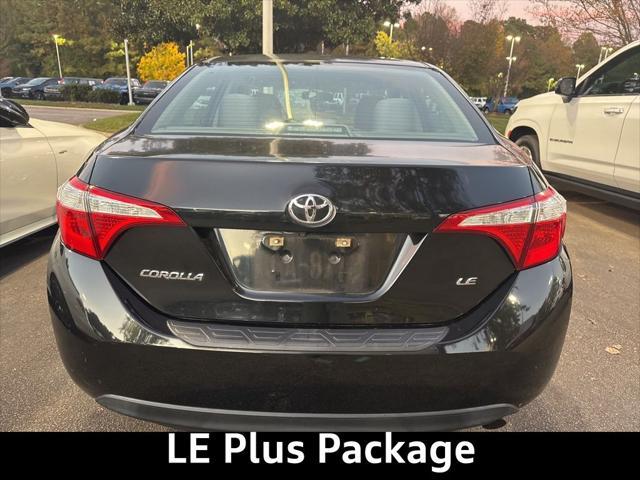 2014 toyota corolla le plus