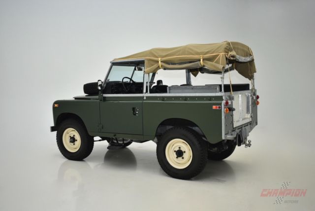 1974 land rover 88 patrol series iii 0 miles green 4 cylinder manual 4-speed
