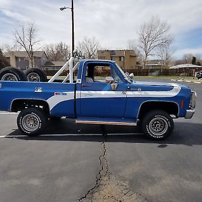no reserve! 1978 chevrolet c10 silverado shortbed 4x4 automatic