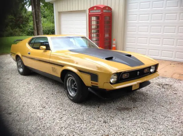 1972 mustang mach 1 351 original gone in 60 second eleanor estate sale car!