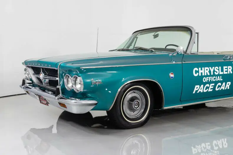 1963 chrysler 300 pace car convertible said to be 9,969 original miles!