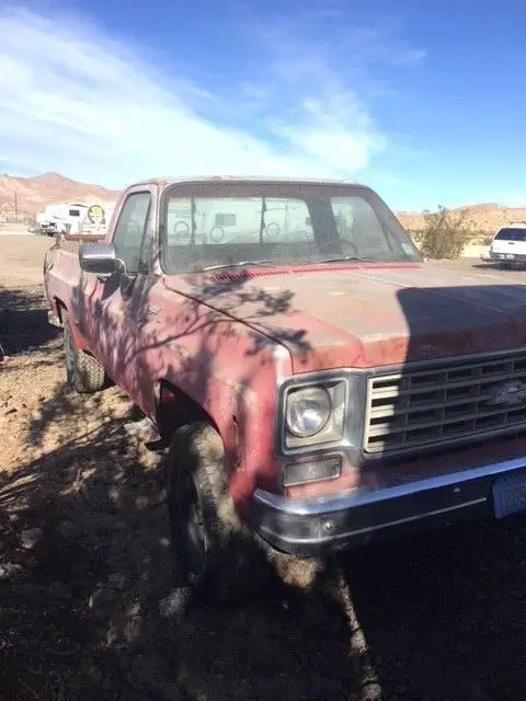 1975 chevy cheyene pick up truck 4x4