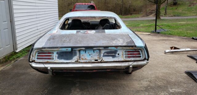1970 plymouth barracuda blue rwd automatic