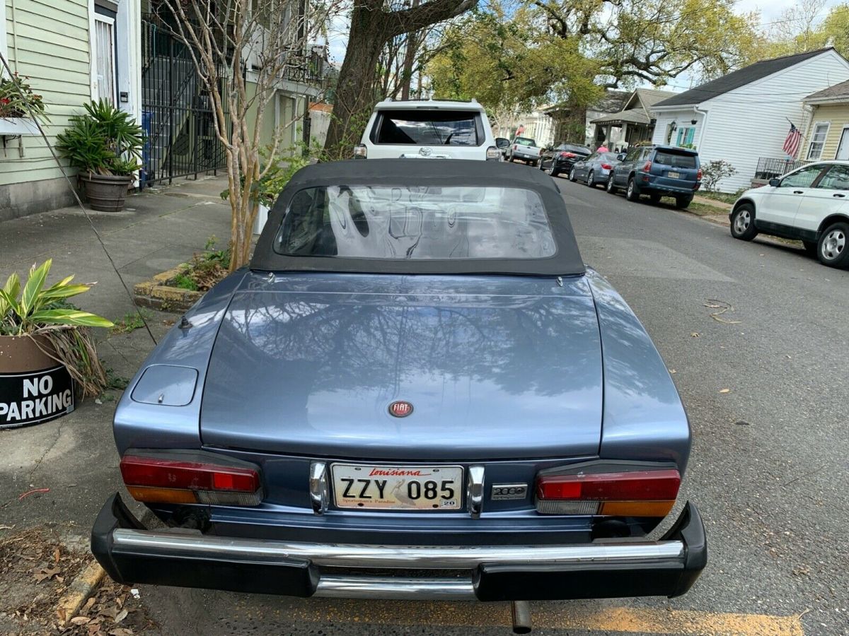 1982 fiat 2000 spider 124 convertible fuel injected restored make an offer!!!