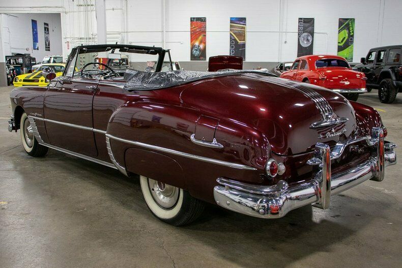 1950 pontiac chieftain silver streak 3032 miles maroon 248cid 8cyl automatic