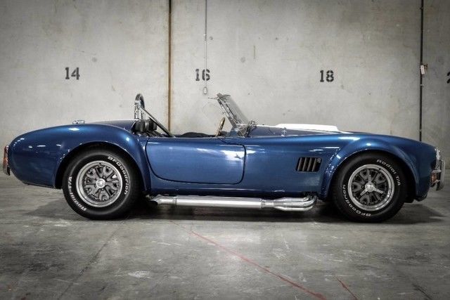 1966 shelby cobra 1073 miles blue convertible manual