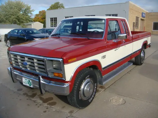 1986 ford f250 super cab xlt lariat 67,777 actual miles