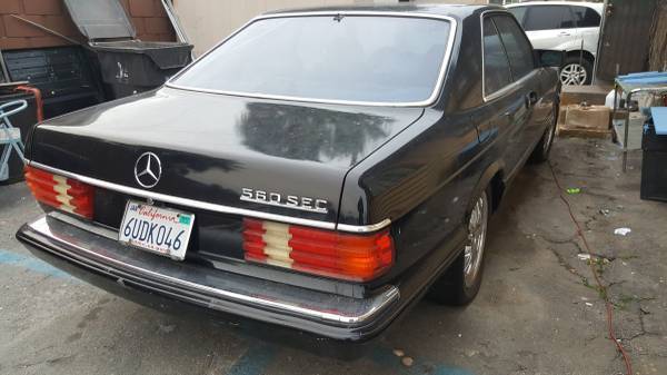 1989 mercedes-benz 560class 560sec