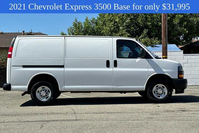 2021 chevrolet express 3500 rwd 3500 regular wheelbase wt
