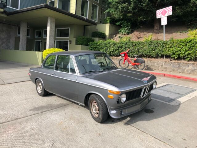 1976 bmw 2002 silver gun metal grey metallic 5-speed manual