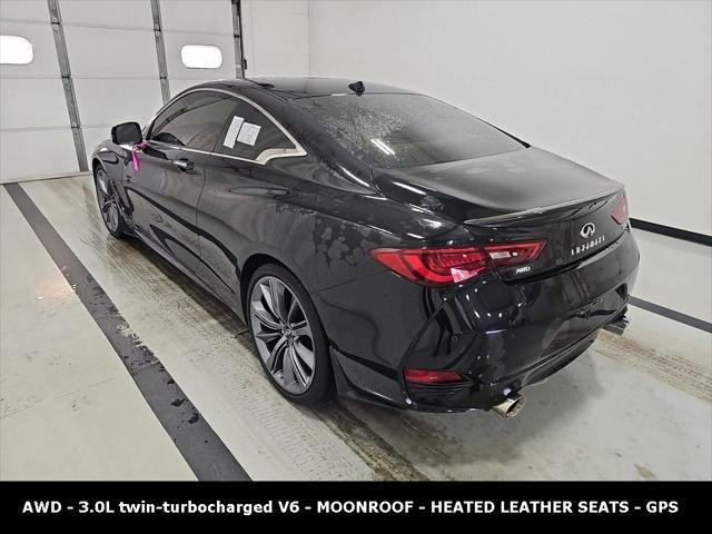 2021 infiniti q60 3.0t red sport 400