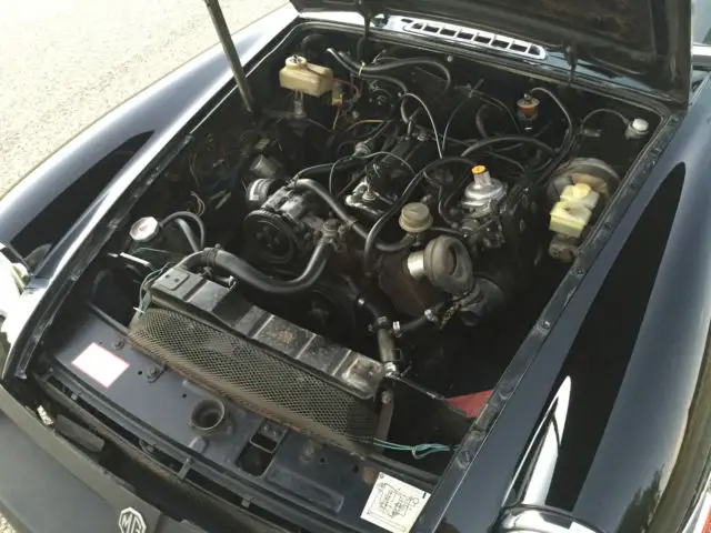1979 mgb limited edition very clean black on black california car