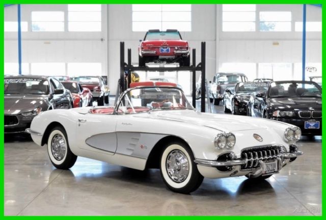 1959 chevrolet corvette fuelie 4-speed manual ncrs certified 59 chevy vette