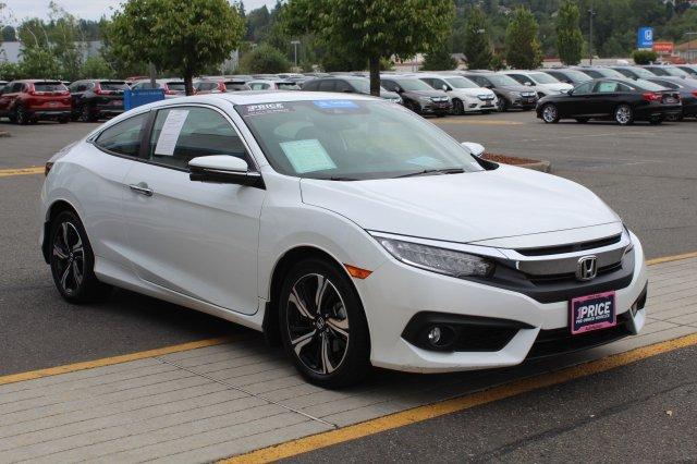 certified 2017 honda civic touring coupe renton, wa 98057 for sale in renton, washington