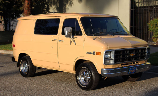california "shorty", 1978 chevy van, panel van, 40k orig miles, 100% rust free