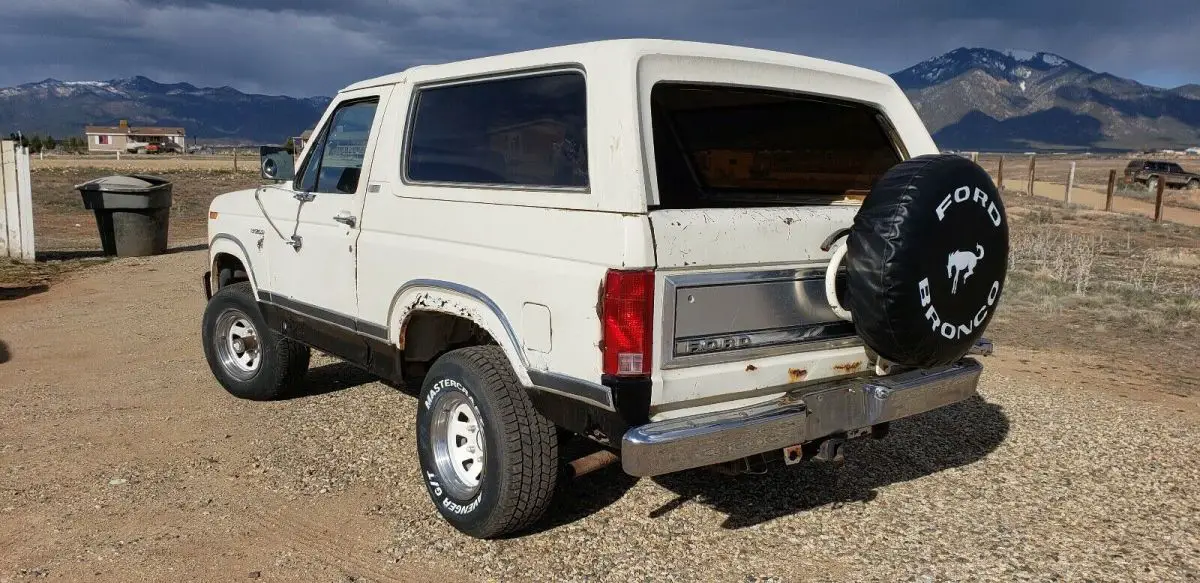 1981 ford bronco suv white 4wd automatic u100