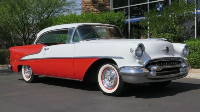 1955 oldsmobile super 88 0 white coupe a