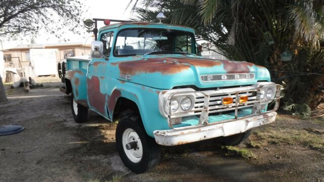 1959 ford f100 4x4 from dry new mexico all original cool patina 1957 1958